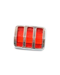 1965-1966 Mustang Billet Taillight Bezels, Smooth Style