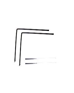 Ford Bronco Window Channel Complete Run Weatherstrip Kit, 1966-1977