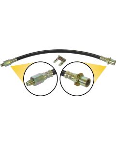 Drum Brake Flex Hose, Front, Fairlane, 1967-1970