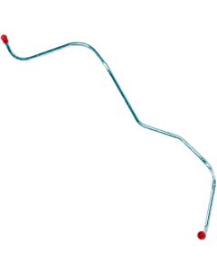 Fuel Pump To Carburetor Line, 390 V8 With 4-Barrel, Standard Stainless Steel, Fairlane, 1967