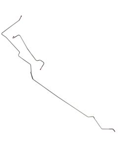 3/8" Front To Rear Fuel Line, OE Steel, 2-Piece, Convertible, Fairlane, Torino, Cyclone, 1968-1969