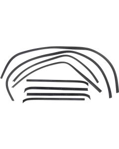 Ford Weatherstrip Channel Belt Seal Kit,Inner And Outer Driver Side And Passenger Side,8 Pieces, 1973-1979