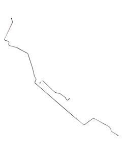 Cyclone 3/16" Fuel Return Line, Front To Rear, OE Steel, 2-Piece, 429 Engine, 1971
