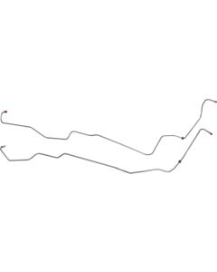 Torino FMX Transmission Cooler Line, Small Block V8, OE Steel, 2-Piece, 1974