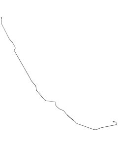 Falcon Front To Rear Brake Line, Convertible, Stainless Steel, 1963-1965