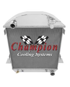 Champion Three Row Aluminum Radiator For T-Bucket With Chevy V8 Configuration, 1917-1927