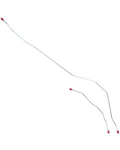 Falcon Rear Axle Brake Lines, 8" Rear End, 2-Piece Stainless Steel, 1963-1965