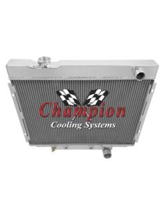 Champion Three Row Aluminum Radiator, Galaxie, 1964-1966
