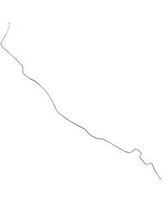 Galaxie Front To Rear Fuel Line, 5/16" OEM Steel, 1967