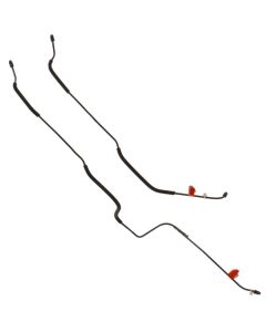 Galaxie Rear Axle Brake Lines, 2-Piece Stainless Steel, 1967