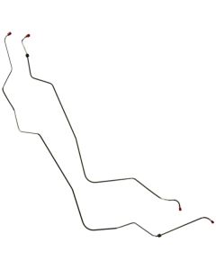 Galaxie Transmission Cooler Lines, Big Block V8, 2-Piece OEM Steel, 1968