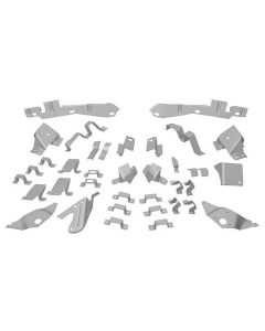 1965-1966 Mustang Fastback Body Shell Bracket Kit, 37 Pieces