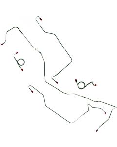 1971-1972 Mustang OEM Steel Front Disc Brake Line Kit, 5-Piece