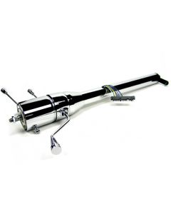 Falcon Tilt Steering Column, Column Shift, Chrome, 1965