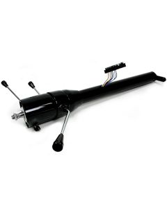 Falcon Tilt Steering Column, Column Shift, Gloss Black, 1965