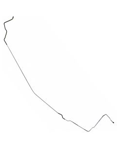 1972-1973 Mustang Stainless Steel Front to Rear Disc Brake Line, 1-Piece