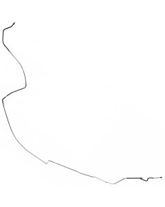 1984-1986 Mustang Stainless Steel Front to Rear Disc Brake Line, 1-Piece