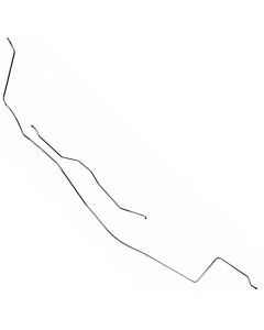 1968 Mustang 3/8" OEM Steel Front to Rear Fuel Line, 428CJ V8 with 4-Speed Transmission