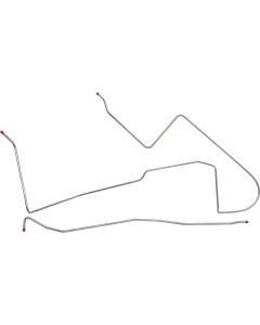 1968 Mustang 3/8" OEM Steel Front to Rear Fuel Line, 289/302/390/427 V8