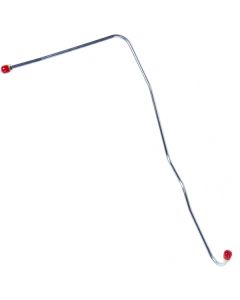Fuel Pump To Carburetor Line, 260/289 V8, Front Of Distributor, OEM Steel, 1964-1965