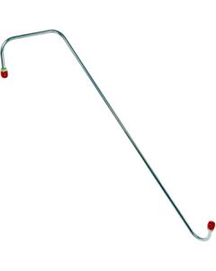 1964-1965 Mustang Stainless Steel Fuel Pump to Carburetor Line, 289 V8 with Holley 715 CFM Carburetor