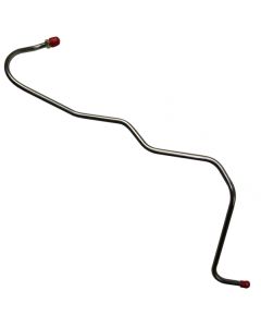 Fuel Pump To Carburetor Line, 302 V8 With 4-Barrel, OEM Steel, 1968-1969