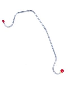 Fuel Pump To Carburetor Line, 429 Super Cobra Jet V8 With Holley, Stainless Steel, 1970-1973