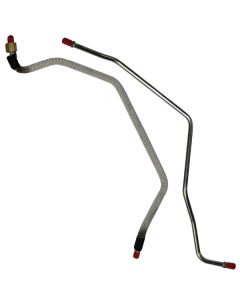 Thermal Choke Control Tubes, 351W V8, 4-Piece Stainless Steel, 1969