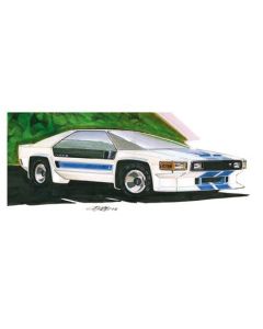1976 Limited Edition Cobra Concept Print
