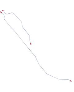 1964-1966 Mustang Stainless Steel Rear Axle Drum Brake Lines for 200 6-Cylinder, 2-Piece