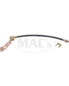 Mustang Rear Brake Flex Hose,With Factory Dual Exhaust,65-66
