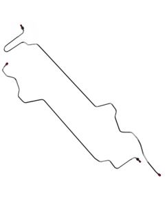 1970 Mustang Stainless Steel C6 Transmission Cooler Line Set, 428 V8