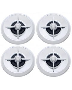 Wheel Covers, Lancer Style, Chrome, 14", 4 Pc Set