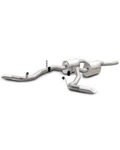 Bronco Dual Exhaust System, Crossmember-Back, Stainless Steel, MagnaFlow, 1966-1977