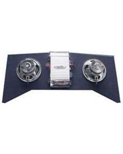 1965-1969 Mustang 500W Backseat Driver Speaker Panel with 8" Woofers