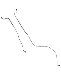 1958-1960 Ford Thunderbird OEM Steel Rear Axle Drum Brake Line Set, 2 Pieces