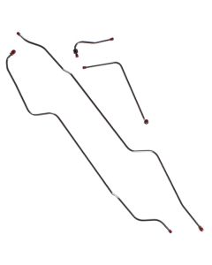 1959-1960 Ford Thunderbird Transmission Cooler Lines, 4-Piece OEM Steel