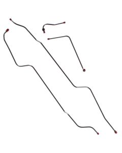 1959-1960 Ford Thunderbird Transmission Cooler Lines, 4-Piece Stainless Steel
