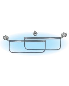 Convertible Top Latch & Sunvisor Bracket Kit, 1941-1948
