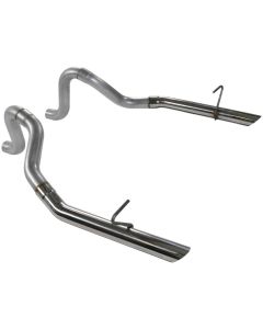 1986-1993 Mustang LX and GT Flowmaster Mandrel Bent 2.5" Stainless Steel Tailpipes
