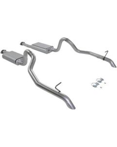 1987-1993 Mustang GT Flowmaster Force II 2-1/2" Catback Exhaust System with Stainless Steel OEM-Style Tips