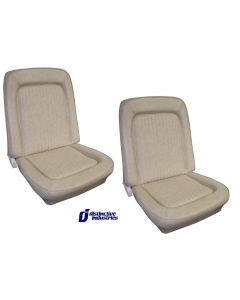 1968-1977 Ford Bronco Front Bucket Seat Covers W/ Rosette Inserts