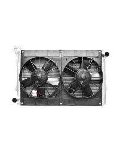 1964-1966 Radiator Crossflow Module, Open Spal Dual 11 In. Fans