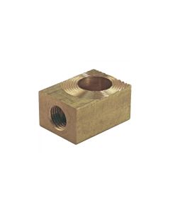 1955-1957 Ford Thunderbird Brake Master Cylinder Outlet Fitting Brass Block