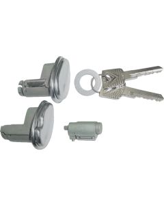 1955-1960 Ford Thunderbird Door Lock And Ignition Cylinder Set, With 2 Keys