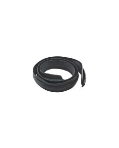 1961-1966 Ford Thunderbird Convertible Top Outer Front Seal, Rubber, Black