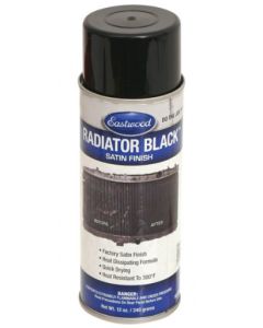 1955-1993 Ford Thunderbird Eastwood Satin Black Radiator Spray Paint, 12 oz. Aerosol