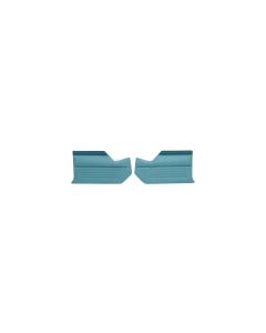 1960 Ford Thunderbird Interior Kick Panels, Turquoise & White, Convertible