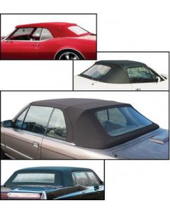 1964-1966 Ford Thunderbird Convertible Rear Plastic Window With Cloth