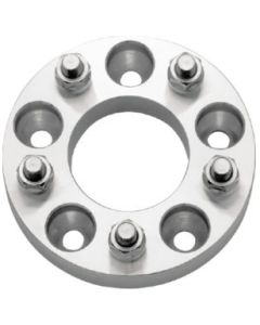 1.25" Thick 5 x 4.5" Billet Wheel Adapter with 1/2"-20 Thread Studs